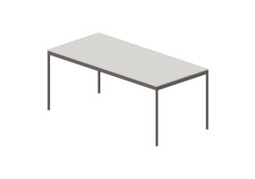 Tables 3D - Table en bois laqu&eacute; - Ikea - Torsby