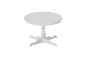 Mesas 3D - Mesa de madeira envernizada - Ikea - Ingatorp