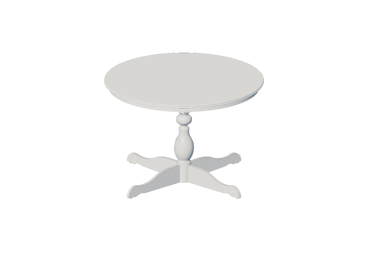 Tavoli 3D - Tavolo in legno laccato - Ikea - Ingatorp -... Tavoli 3D - Tavolo in legno laccato - Ikea - Ingatorp -...