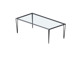 Mesas 3D - Mesa de vidro - Ikea - Vika