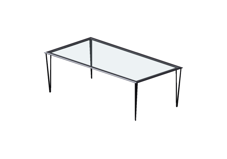 Tables 3D - Table en verre - Ikea - Vika - IKEA Tables 3D - Table en verre - Ikea - Vika - IKEA