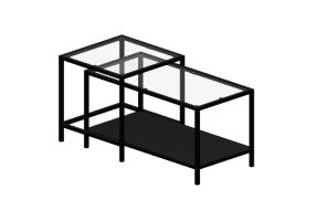 Mesas 3D - Composi&ccedil;&atilde;o de mesas de centro - Ikea - Vittsj&ouml;