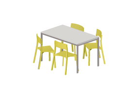 3D Tisch - Wohnzimmer-Komposition - Ikea - Melltorp - Janinge