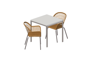 3D Tisch - Wohnzimmer-Komposition - Ikea - Melltorp - Nilsove