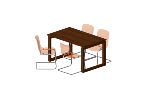 Mesas 3D - Composição p/ sala de estar - Ikea - Mӧrbylånga - Tobias