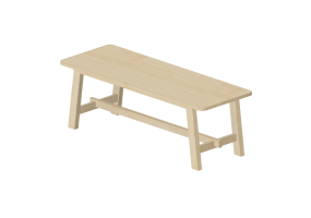 Tavoli 3D - Tavolo in legno - Ikea - Norr&aring;ker