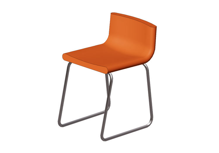 Sillas 3D - Silla de plástico - Ikea - Bernhard - IKEA Sillas 3D - Silla de plástico - Ikea - Bernhard - IKEA