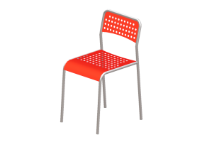 Chaises 3D - Chaise en plastique - Ikea - Adde