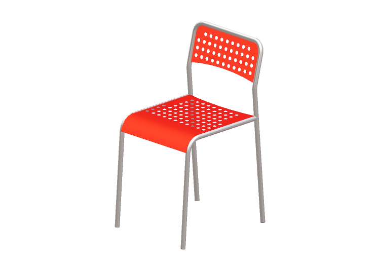 3D Chairs - Plastic chair - Ikea - Adde - IKEA 3D Chairs - Plastic chair - Ikea - Adde - IKEA