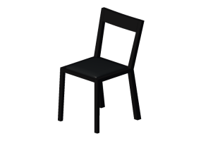 Sedie 3D - Sedia in legno laccato - Ikea - Roger