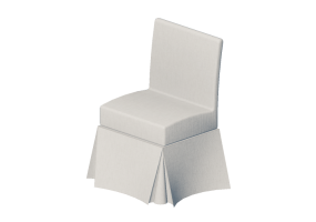 Chaises 3D - Chaise en tissu - Ikea - Henriksdal