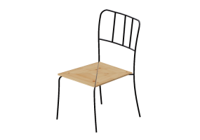Chaises 3D - Chaise en bois - Ikea - Antnas