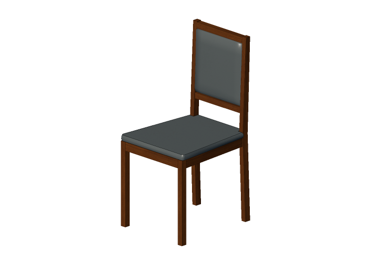 Sillas 3D - Silla de cuero - Ikea - Folke - IKEA Sillas 3D - Silla de cuero - Ikea - Folke - IKEA