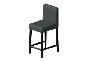 Sedie 3D - Sgabello da bar - Ikea - Henriksdal