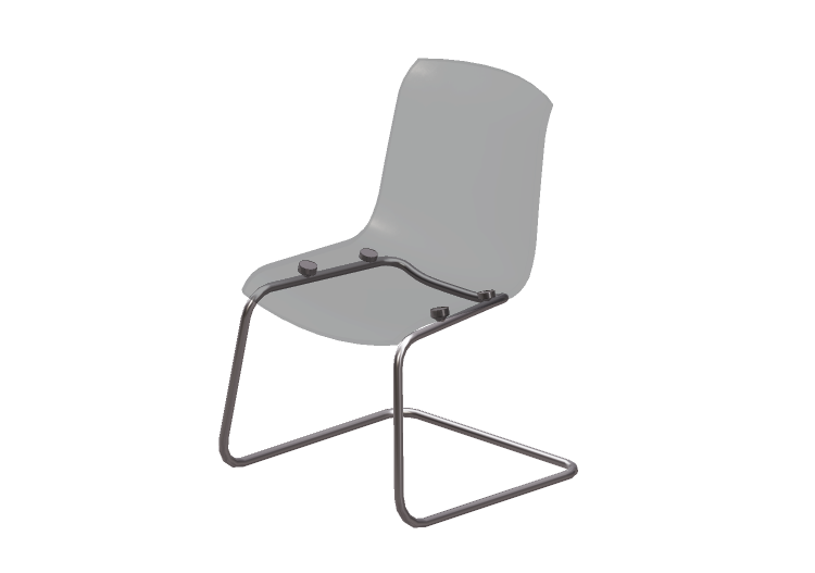Cadeira 3D - Cadeira de plástico - Ikea - Tobias - IKEA Cadeira 3D - Cadeira de plástico - Ikea - Tobias - IKEA