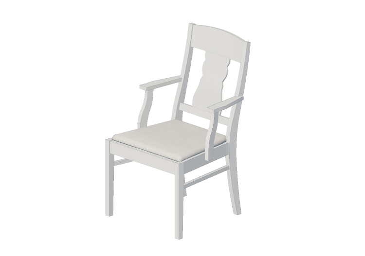 Sillas 3D - Silla de madera lacada - Ikea - Ingatorp - IKEA Sillas 3D - Silla de madera lacada - Ikea - Ingatorp - IKEA