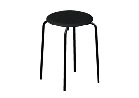 3D Chairs - Plastic stool - Ikea - Marius