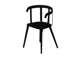 3D St&uuml;hle - Stuhl aus lackiertem Holz - Ikea - PS 2012