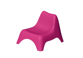 3D St&uuml;hle - Stuhl aus Plasitk - Ikea - PS 2012 - V&aring;gӧ