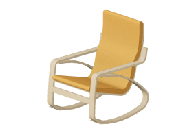Sillas 3D - Sill&oacute;n de tela - Ikea - Poang