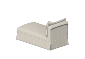 Divani 3D - Chaise in tessuto - Ikea - Ektorp 