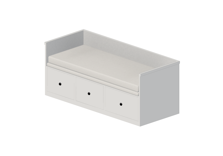 Chairs and Sofas 3D - Sofa bed in lacquered wood - Ikea -... Chairs and Sofas 3D - Sofa bed in lacquered wood - Ikea -...