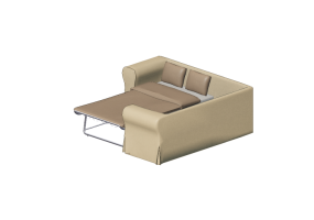 Chairs and Sofas 3D - Fabric sofa bed - Ikea - Ektorp
