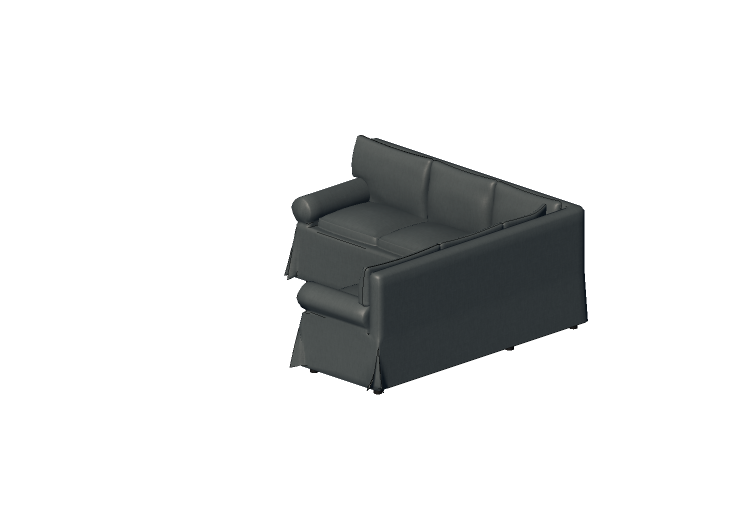 3D Sessel und Sofas - Sofa aus Stoff - Ikea - Ektorp - IKEA 3D Sessel und Sofas - Sofa aus Stoff - Ikea - Ektorp - IKEA
