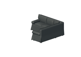 Poltronas y Sof&aacute;s 3D - Sof&aacute; de tela - Ikea - Ektorp