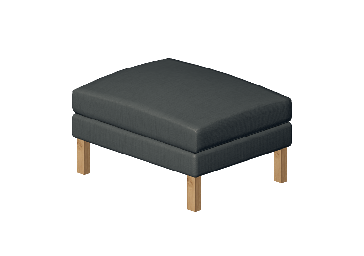 Poltronas y Sofás 3D - Reposapiés de tela - Ikea - Karlstad... Poltronas y Sofás 3D - Reposapiés de tela - Ikea - Karlstad...