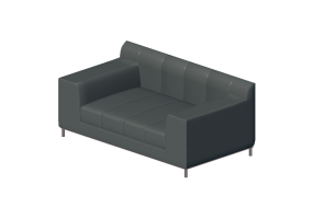 Divans 3D - Canap&eacute; en cuir - Ikea - Kramfors