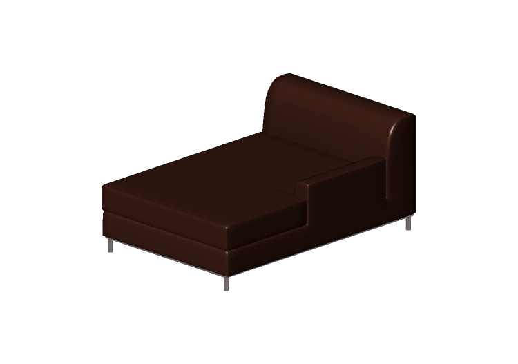 Divani 3D - Chaise longue in pelle - Ikea - Kramfors - IKEA Divani 3D - Chaise longue in pelle - Ikea - Kramfors - IKEA