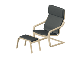 Chairs and Sofas 3D - Living room composition - Ikea - Poang