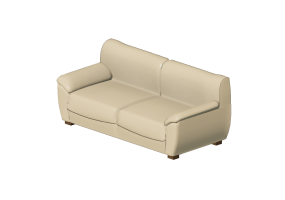 Chairs and Sofas 3D - Leather Sofa - Ikea - Vreta