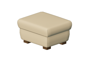 Divans 3D - Repose-pieds en cuir - Ikea - Vreta