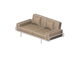 Chairs and Sofas 3D - Fabric Sofa - Ikea - PS 2012
