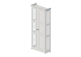 Librerías y Contenedores 3D - Librería de madera lacada - Ikea - Liatorp