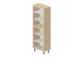 3D Bookshelves and Containers - Wooden bookcase - Ikea - Magiker