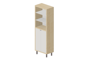 Librer&iacute;as y Contenedores 3D - Librer&iacute;a de madera - Ikea - Magiker