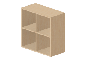 Librerie 3D - Libreria in legno - Ikea - Traby