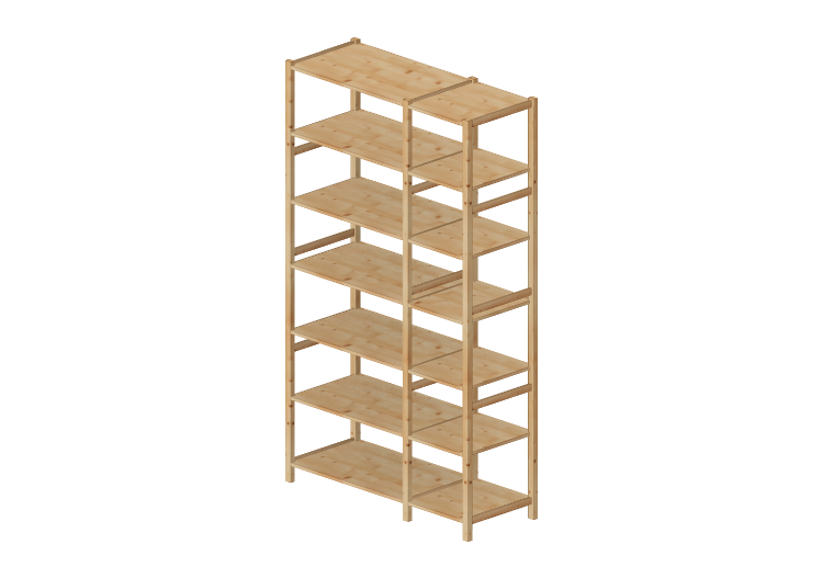 3D Bücherregal und Behälter - Komposition Regale - Ikea -... 3D Bücherregal und Behälter - Komposition Regale - Ikea -...