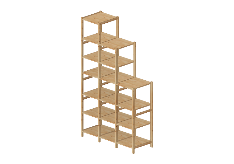 Estantes 3D - Composição de estantes - Ikea - Ivar - IKEA Estantes 3D - Composição de estantes - Ikea - Ivar - IKEA