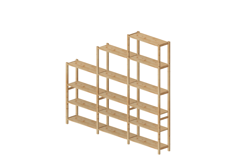 3D Bücherregal und Behälter - Komposition Regale - Ikea -... 3D Bücherregal und Behälter - Komposition Regale - Ikea -...