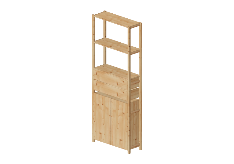 Estantes 3D - Composição de estantes - Ikea - Ivar - IKEA Estantes 3D - Composição de estantes - Ikea - Ivar - IKEA