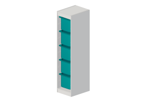 3D Bookshelves and Containers - Storage boxes composition - Ikea - Trofast