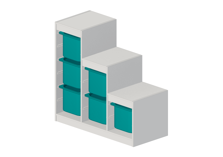 3D Bookshelves and Containers - Storage boxes composition -... 3D Bookshelves and Containers - Storage boxes composition -...