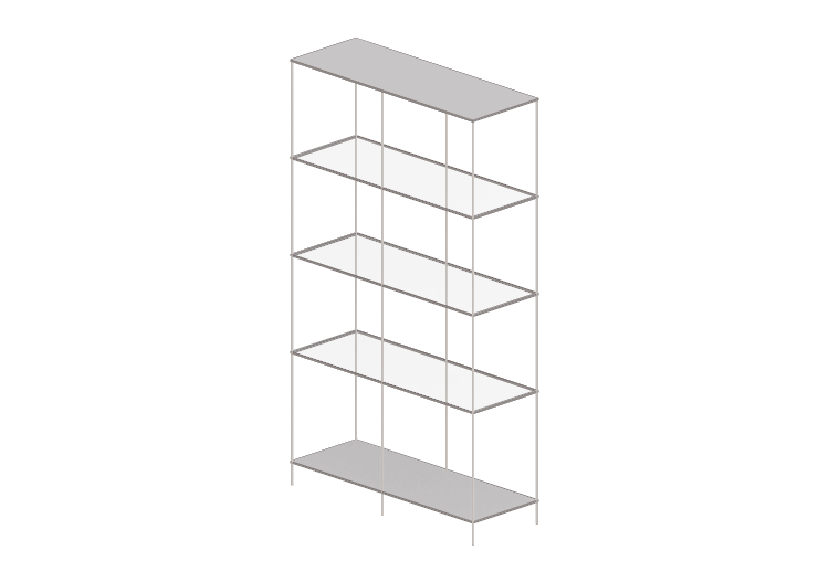 Librerie 3D - Scaffale in metallo - Ikea - Vittsjö - IKEA Librerie 3D - Scaffale in metallo - Ikea - Vittsjö - IKEA