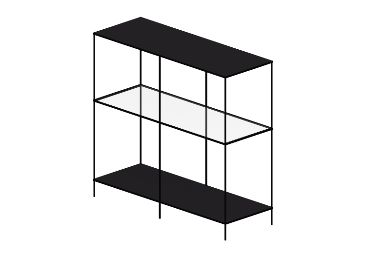 3D Bücherregal und Behälter - Regal aus Metall - Ikea -... 3D Bücherregal und Behälter - Regal aus Metall - Ikea -...
