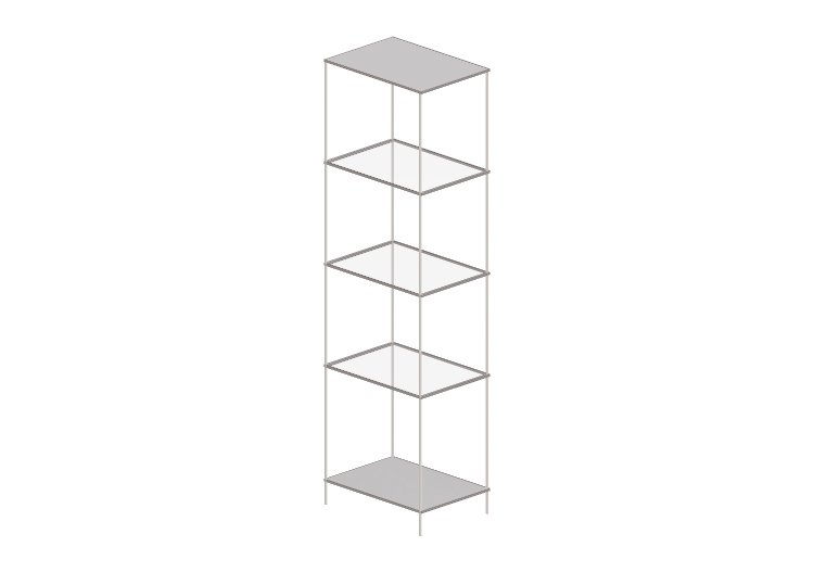 Librerie 3D - Scaffale in metallo - Ikea - Vittsjö - IKEA Librerie 3D - Scaffale in metallo - Ikea - Vittsjö - IKEA