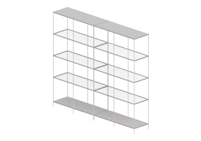 Librerie 3D - Composizione di scaffali - Ikea - Vittsj&ouml;